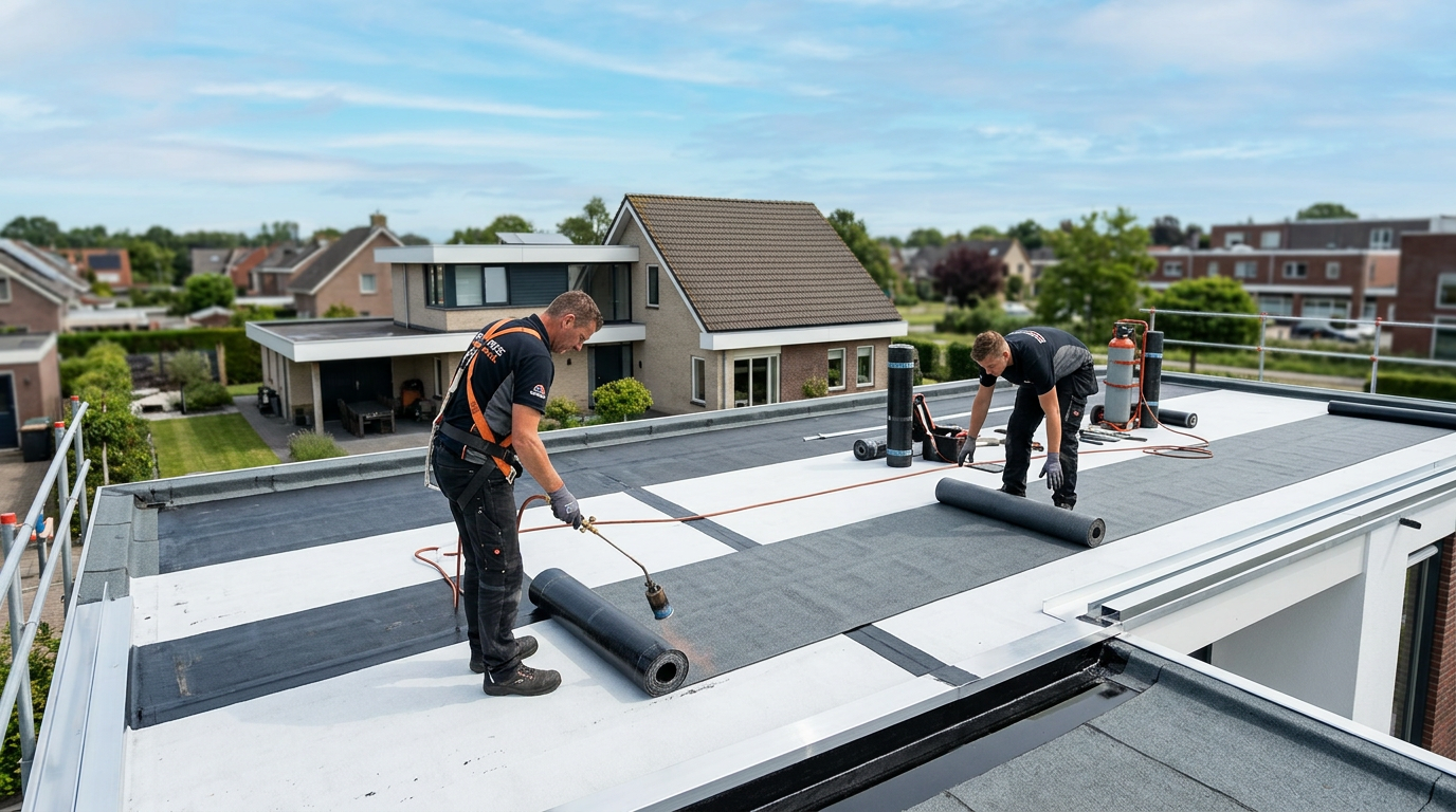 Plat dak vervangen: kosten, materialen en proces voor een duurzame oplossing.