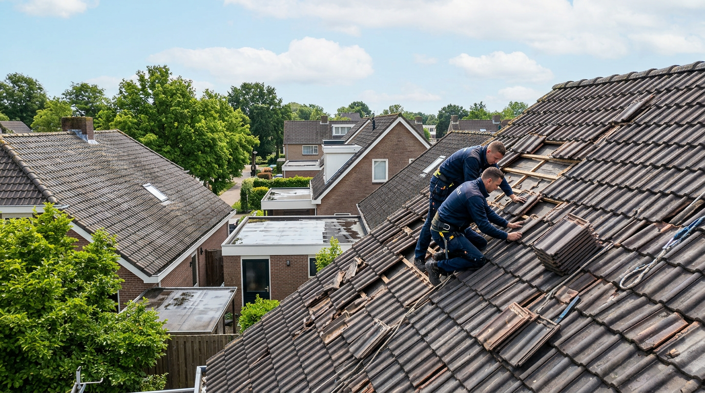 Wat te doen bij stormschade aan dak: gids voor snelle reparatie en dakonderhoud.