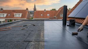 Vergelijking bitumen dak vs EPDM dak kosten voor dakrenovatie en onderhoud.
