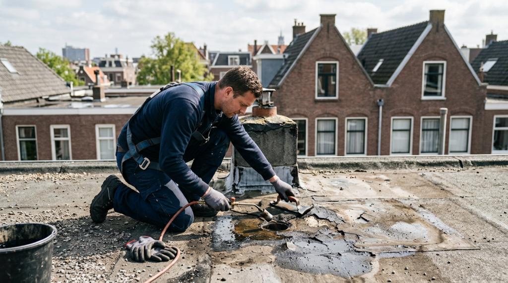 Welke oorzaken komen het vaakst voor bij daklekkage in Amsterdam?
